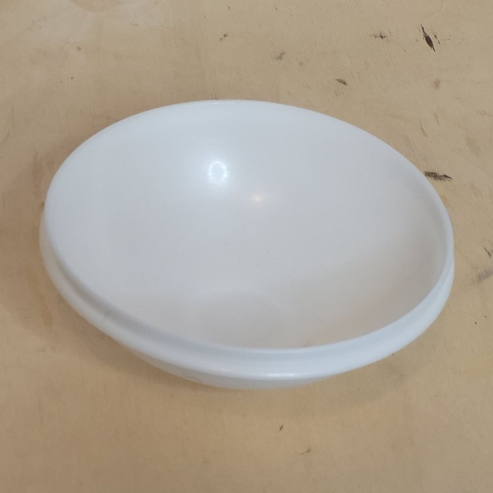 Vintage Tupperware 491 Dip Bowl Replacement White Plastic NO LID